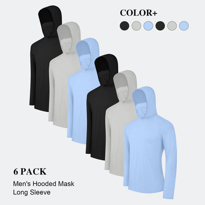 6-Pack Men's Hoodie Pullovers