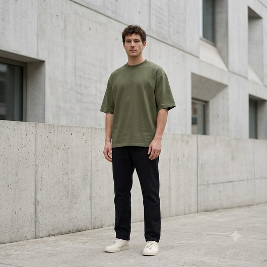 Mens 7.5oz Weighted Oversized Shirt