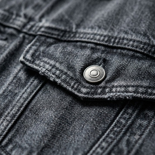 Women's Button Front Denim Coat, Fashion Casual Outerwear