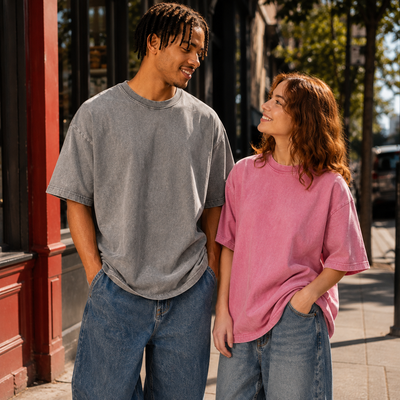 1/4 Pack Oversized Tshirts Unisex Gym
