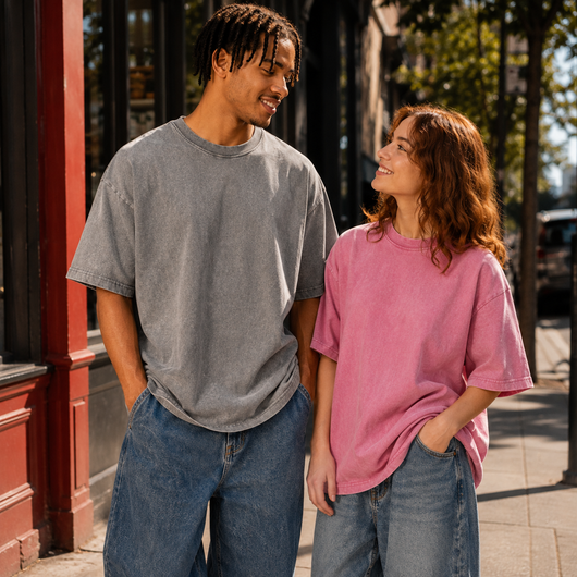 1/4 Pack Oversized Tshirts Unisex Gym