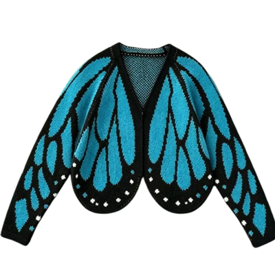 Womens Butterfly Wings Cardigan