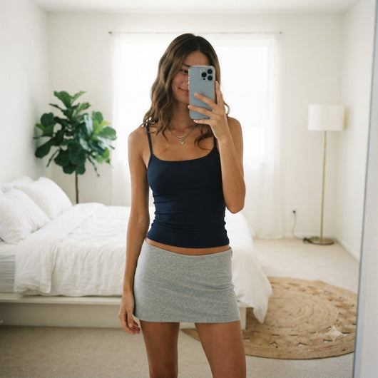 Women's Mini Skirt - Multicolor