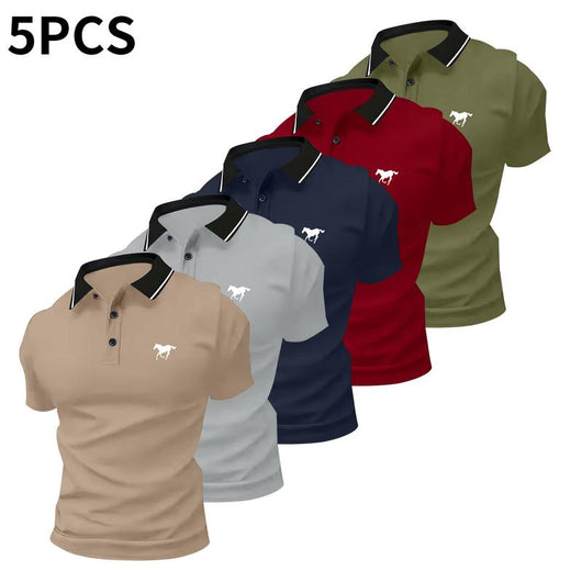 Men's Classic Polo Shirt Set