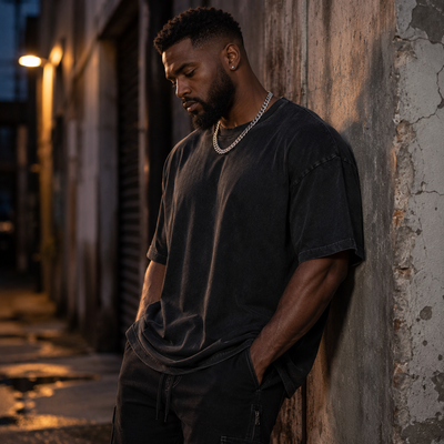 1/4 Pack Oversized Tshirts Unisex Gym