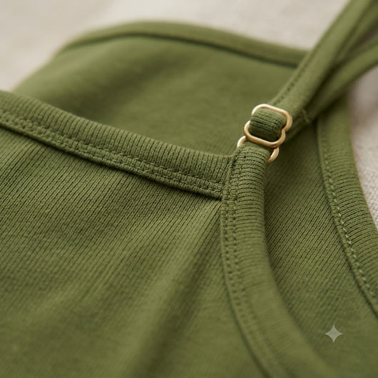 Women's Double-Lined Square Neck Cami Tank Top