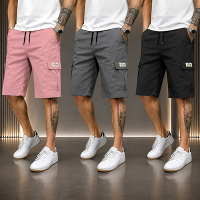 Men's 3-Piece Summer Shorts Set