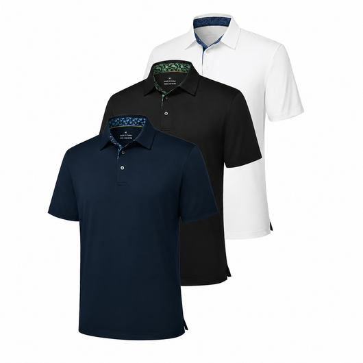 Classic Breathable Collared Men's Polo Shirts VIP