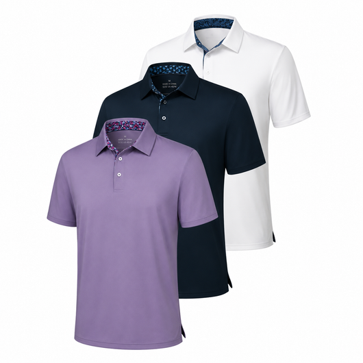 Classic Breathable Collared Men's Polo Shirts VIP