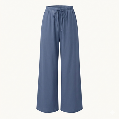 Women’s Palazzo Pants – Lightweight Wide Leg Summer Trousers with Pockets