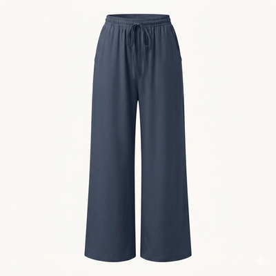 Women’s Palazzo Pants – Lightweight Wide Leg Summer Trousers with Pockets