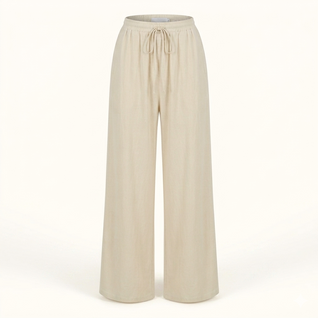 Women’s Palazzo Pants – Lightweight Wide Leg Summer Trousers with Pockets
