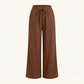 Women’s Palazzo Pants – Lightweight Wide Leg Summer Trousers with Pockets