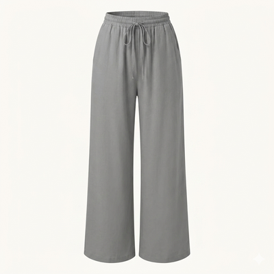 Women’s Palazzo Pants – Lightweight Wide Leg Summer Trousers with Pockets