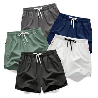 Men's Quick Dry Beach Shorts 5-Pack