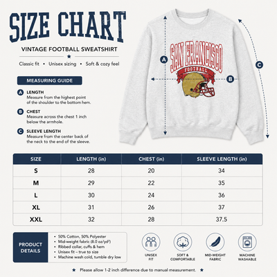 Vintage Football Sweatshirt