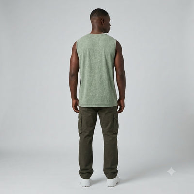 Men's Vintage Washed Tank Top 5-Pack