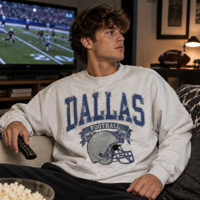 Vintage Football Sweatshirt